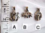 Pendant silver jewelry store web site. Animal designed sterling silver pendant charm