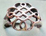Wholesale religious jewelry supplier distributes Celtic cross style sterling silver ring